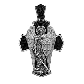 Крест христианский 365920-48 серебро Архангел Михаил