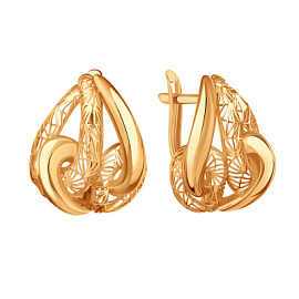 Серьги Т10002В756 золото