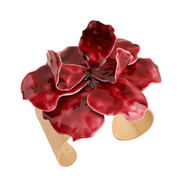 Браслет жесткий 504227480 ювелирный сплав Цветок