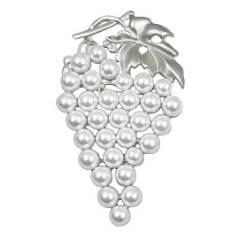 Брошь 261110378 ювелирный сплав виноград