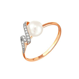 Кольцо 190-1-831Р золото