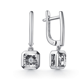 Серьги подвесные 02-12-51224-11-00-1 золото