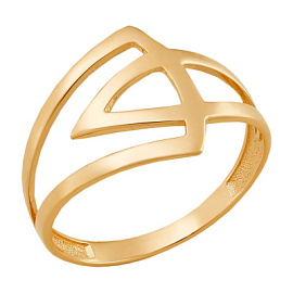 Кольцо 22200 золото Геометрия