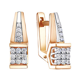 Серьги 5-4397-103-2К золото