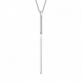 Колье 06-2897.00КЦ-00 серебро Брусок