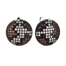 Серьги MP-E02580-X-WB-X-X-Mix серебро Круг