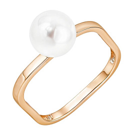 Кольцо один камень 190-1-1399 золото