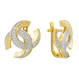 Серьги 23750л золото Шанель