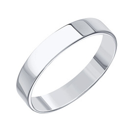 Кольцо обручальное гладкое Т300011469 золото шайба