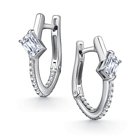 Серьги 02-4518.00КЦ-00 серебро