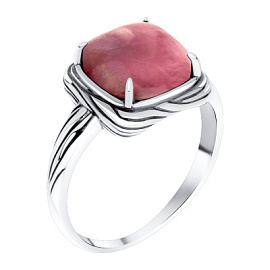 Кольцо один камень 1310455802 серебро