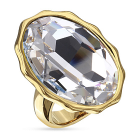 Кольцо один камень SW000095G-001R-8 ювелирный сплав