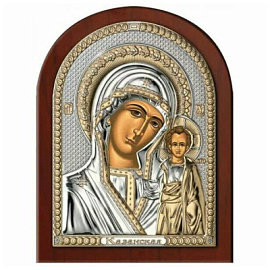 Икона 84120.5 ювелирный сплав Казанская Божья Матерь