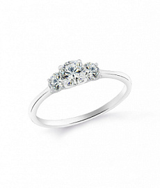 Кольцо дорожка К3Х0214В серебро