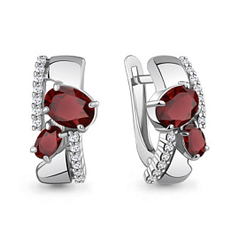 Серьги 45001603А.5 серебро