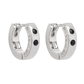 Серьги конго Ec03007r серебро