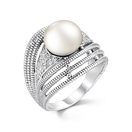 Кольцо 51377S1 серебро