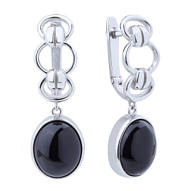 Серьги подвесные 1049182-01290-Y серебро