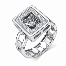 Кольцо 01-12-5996-31-00 золото Прямоугольник