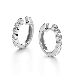 Серьги конго 02-4047.00КЦ-00 серебро