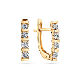 Серьги дорожка 002-0540-0001-011 золото