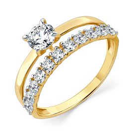 Кольцо 001-0990-0001-021 золото