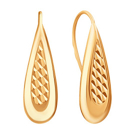 Серьги Т10062Е176 золото