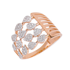 Кольцо 23404 золото